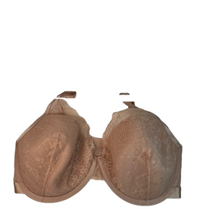 SOMA BRA LIGHTEST LIFT LACE PLUNGE 
Color HUSH 38DDD New NWT Tan Beige